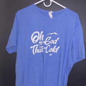 Oh My God That's Cold Blue Men's T-Shirt